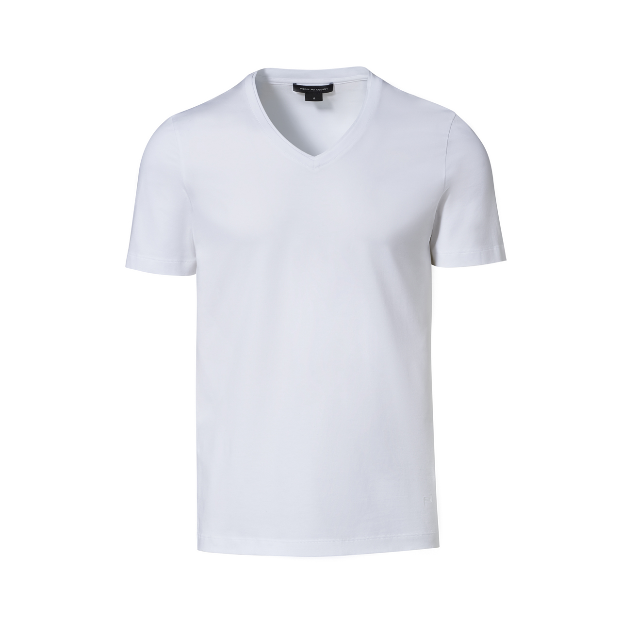 Mens designer white on sale v neck t shirts