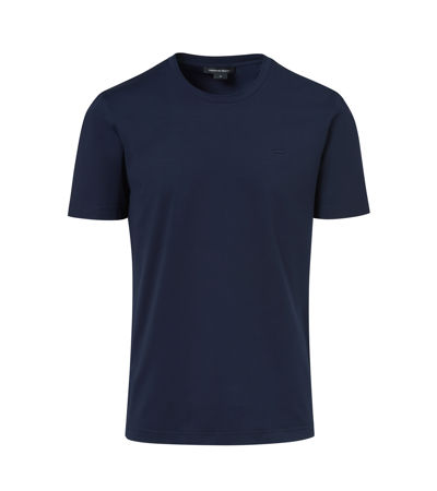 Plain Round Neck Polo Tees - Blue