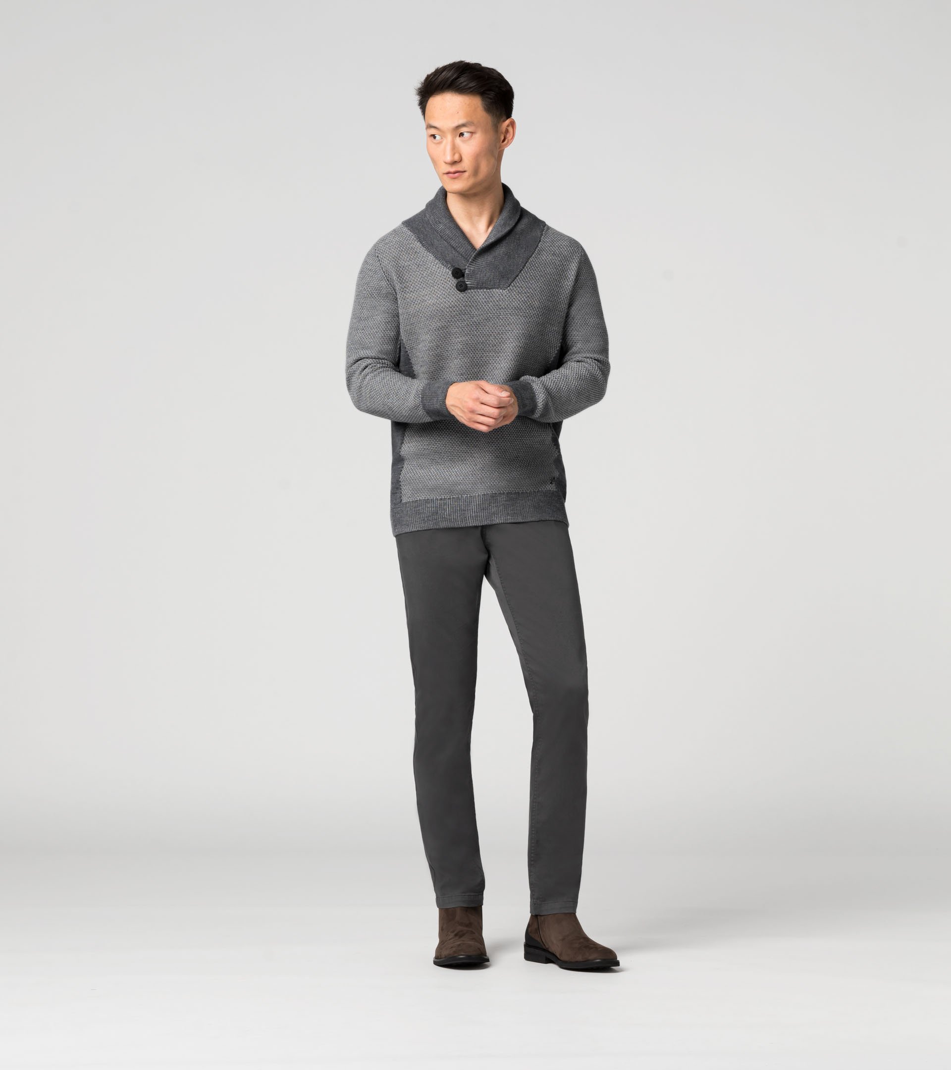 Shawl neck deals sweater mens