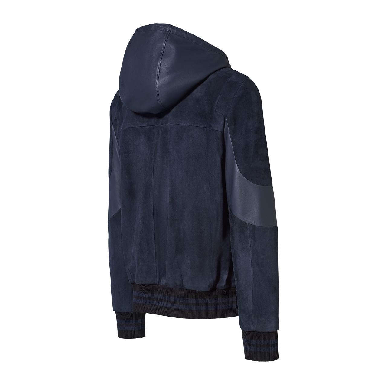 Hooded Leather Blouson - Designer Men's Jackets & Coats Hooded Leather Blouson - Designer Men's Jackets & Coats