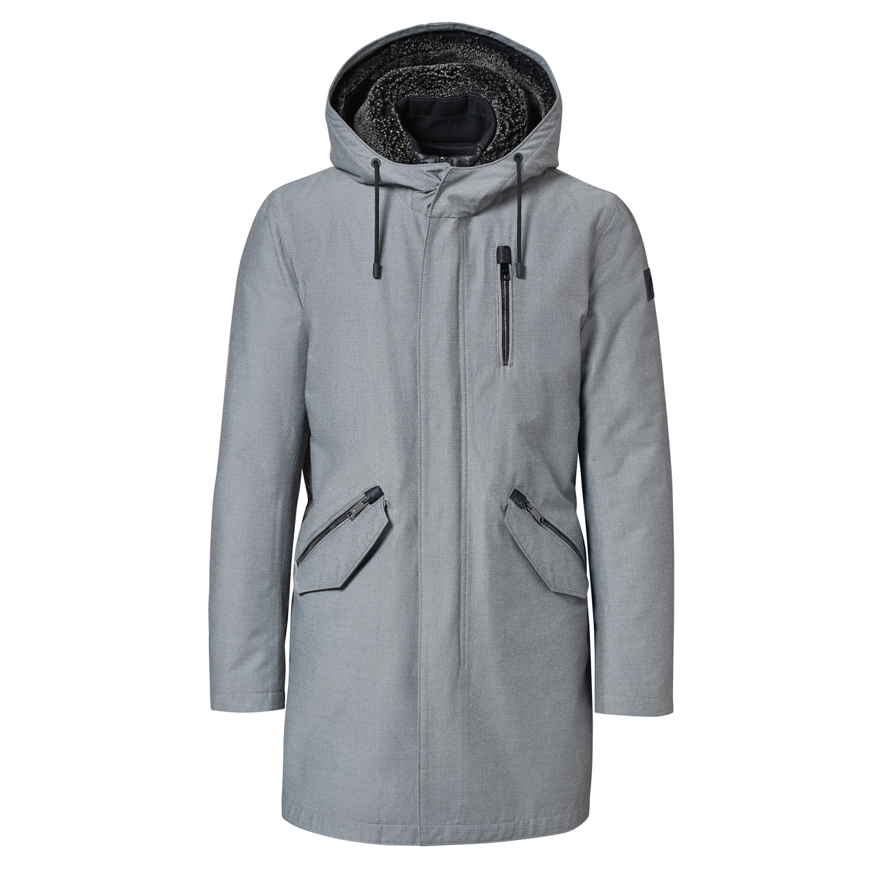 パーカー・フーディ IONSEOUL Double Patch Brushed Oversized Hood JE013 IONSEOUL Double Patch Brushed Oversized Hood JE013 (IONSEOUL