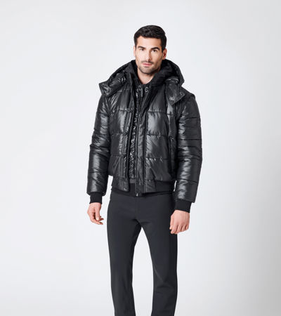 Sleevless Padded Nylon Bomber Jacket - Ready-to-Wear