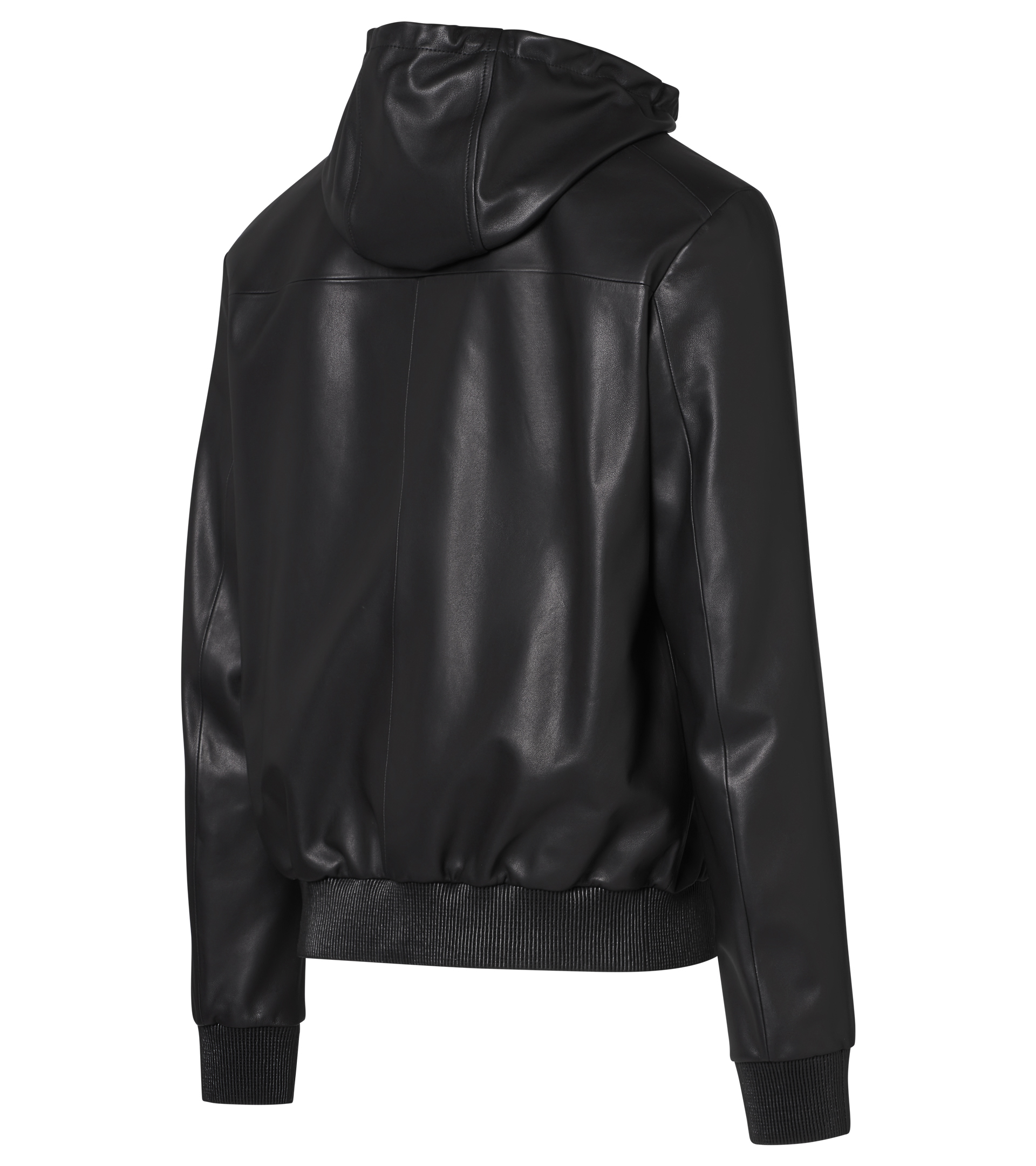 BOL Men's Double Pocket Leather Bomber Jacket - Boutique of