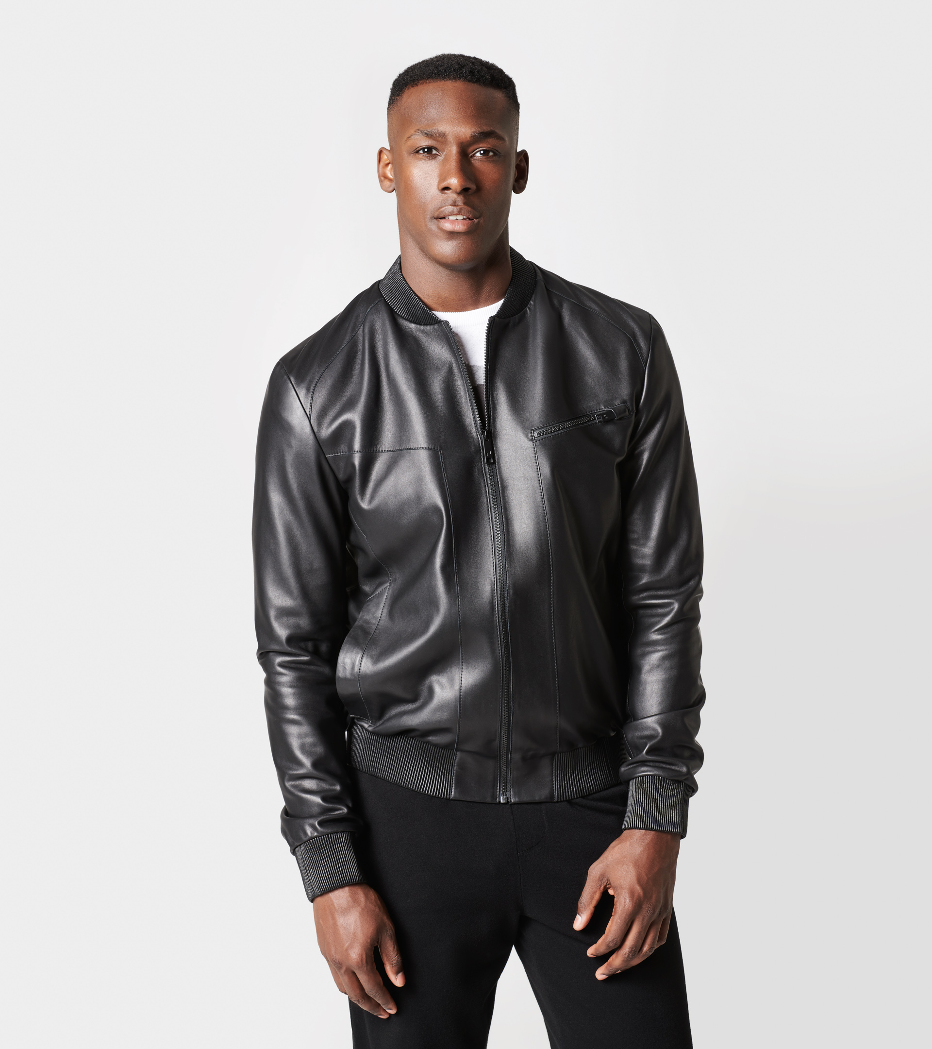 Hooded Leather Bomber - Exclusive Leather Jackets for Men Hooded Leather Bomber - Exclusive Leather Jackets for Men