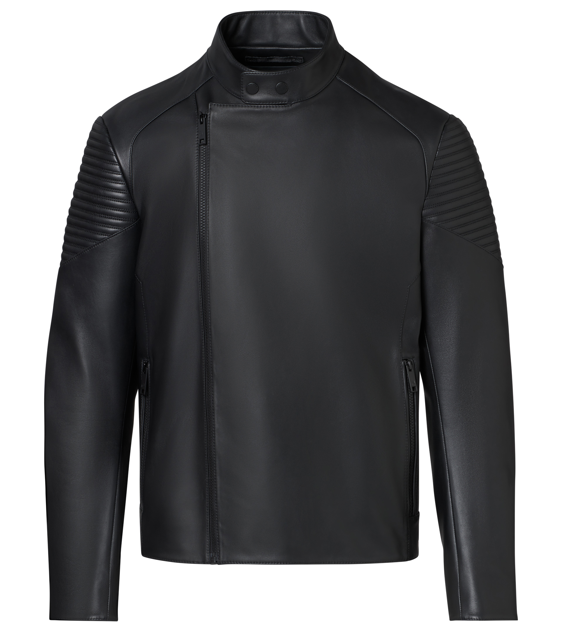 Asymmetric Zip MotoX Leather Jacket - Exclusive Leather Jackets 