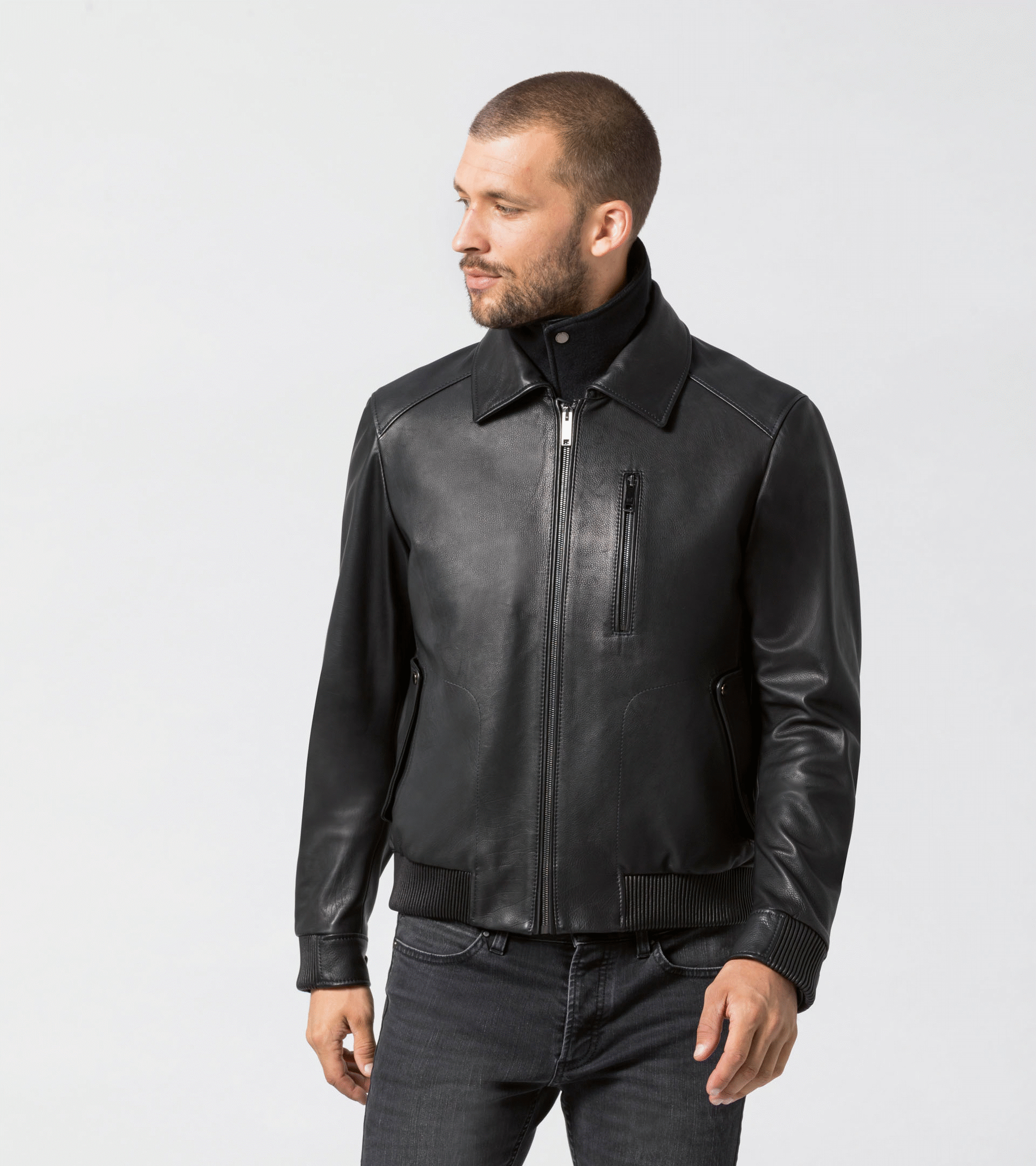 50Y Targa Leather Jacket Exclusive Leather Jackets for Men Porsche Design Porsche Design