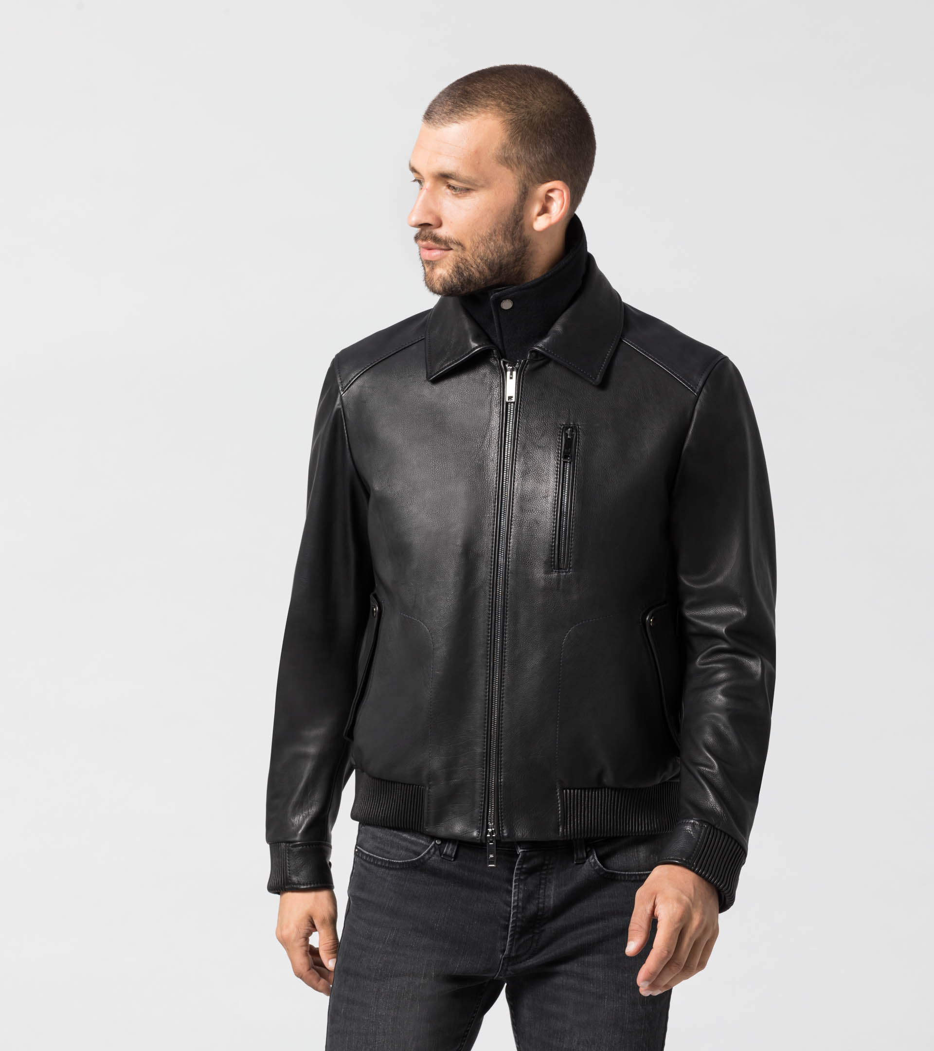 Boss Porsche Edition Leather Jacket