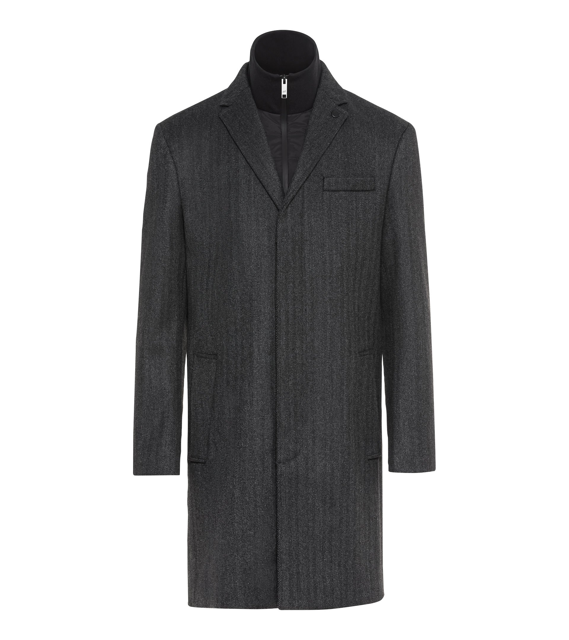 Hybrid Textured Formal Coat - Designer Men's Jackets & Coats