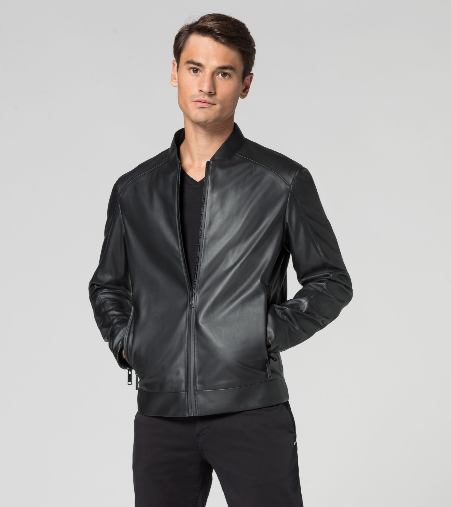 Active Leather Jacket - Exclusive Leather Jackets for Men | Porsche ...
