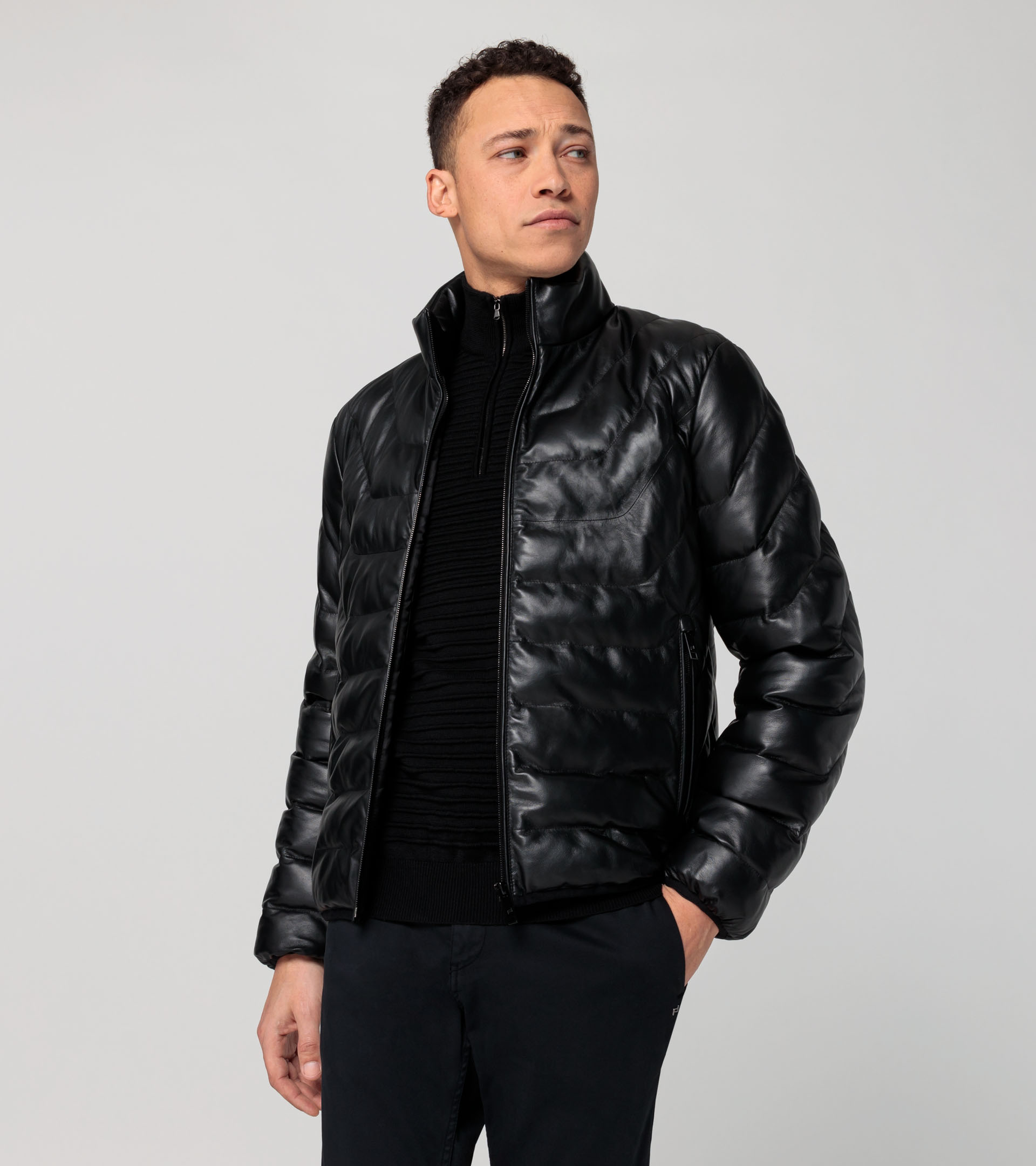 Mens designer discount padded jacket