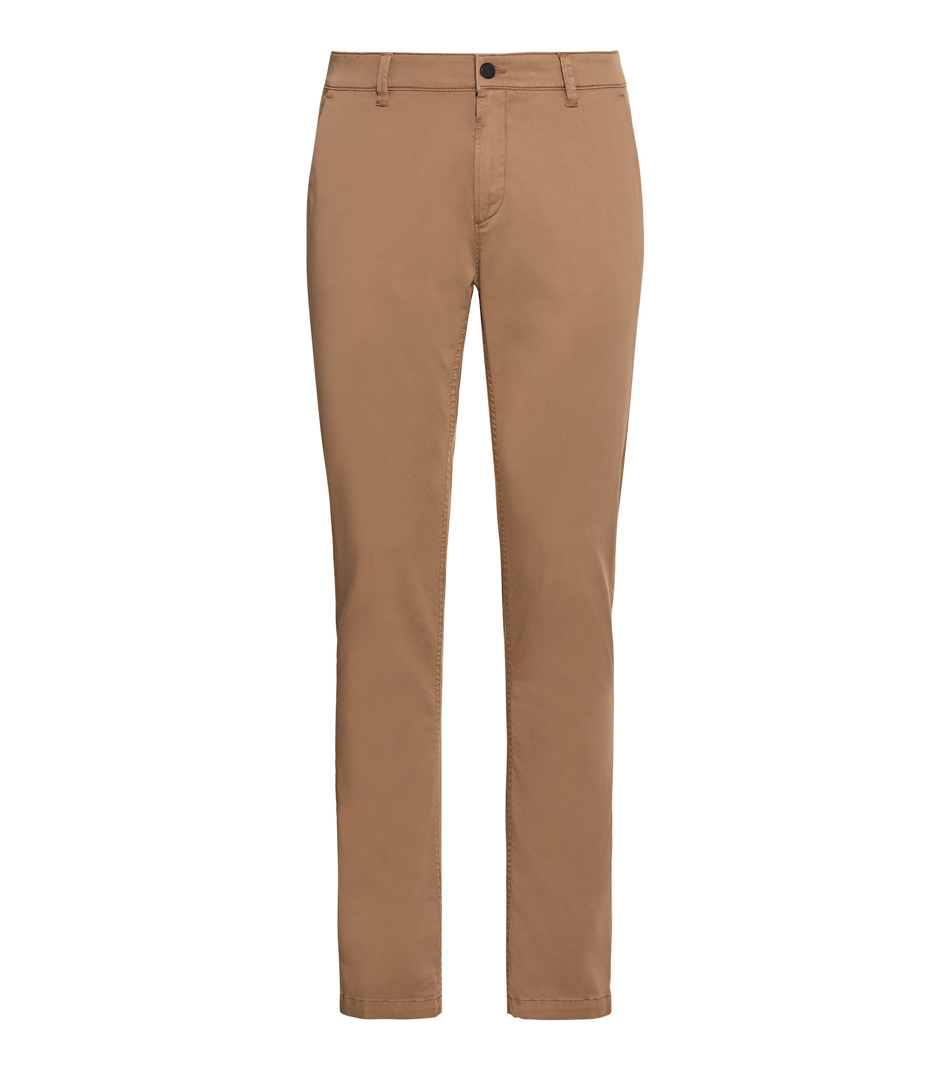 Guess Ribbon Straight Chino Trousers Camel  Cilento Designer Wear