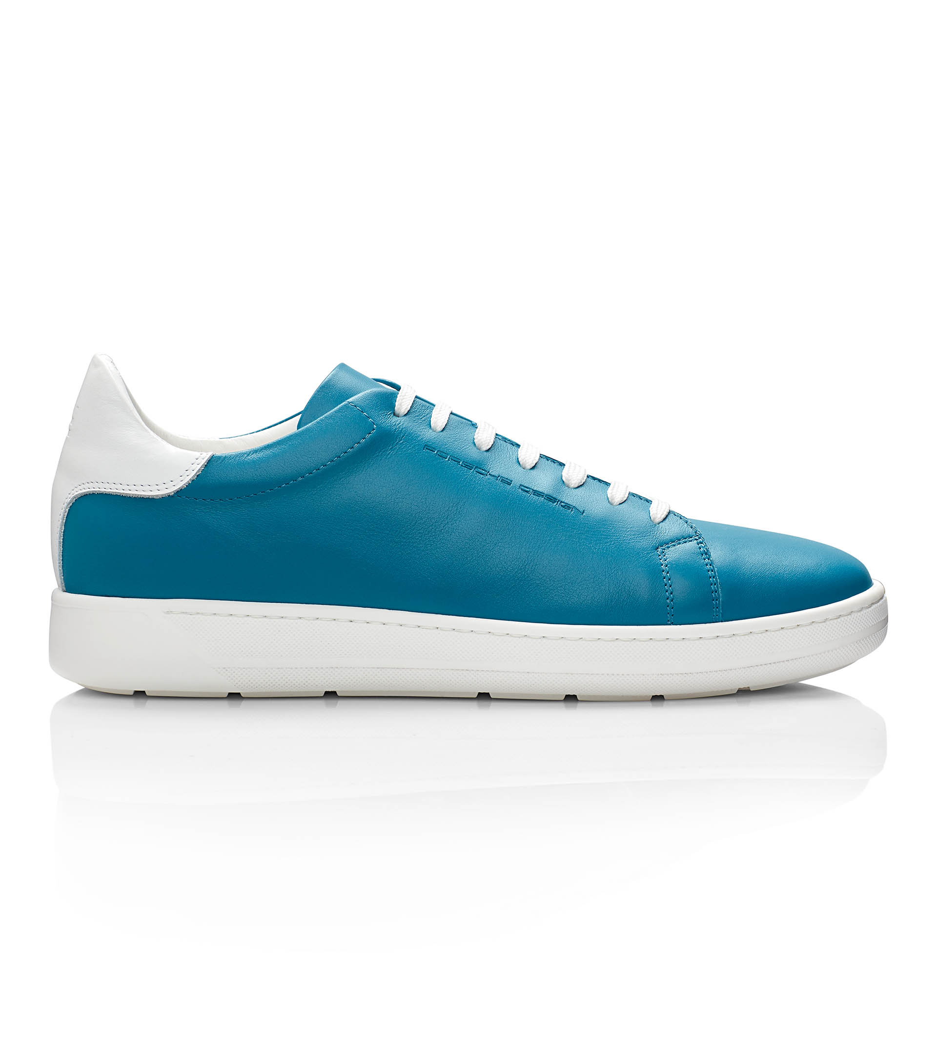 light blue designer sneakers