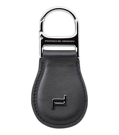 Porsche Design Schlüsselanhänger Leder 10,5 cm black