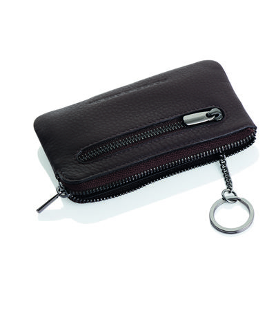 Keychain Zipper Pouch New Genuine Leather Key Pouch Porta Chave