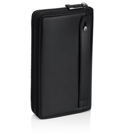 Tumi Nassau Zip-Around Travel Wallet Black Smooth