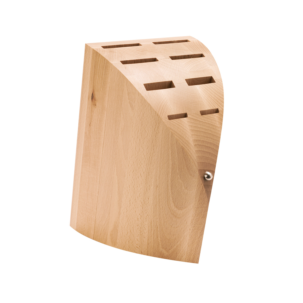 wooden knife block