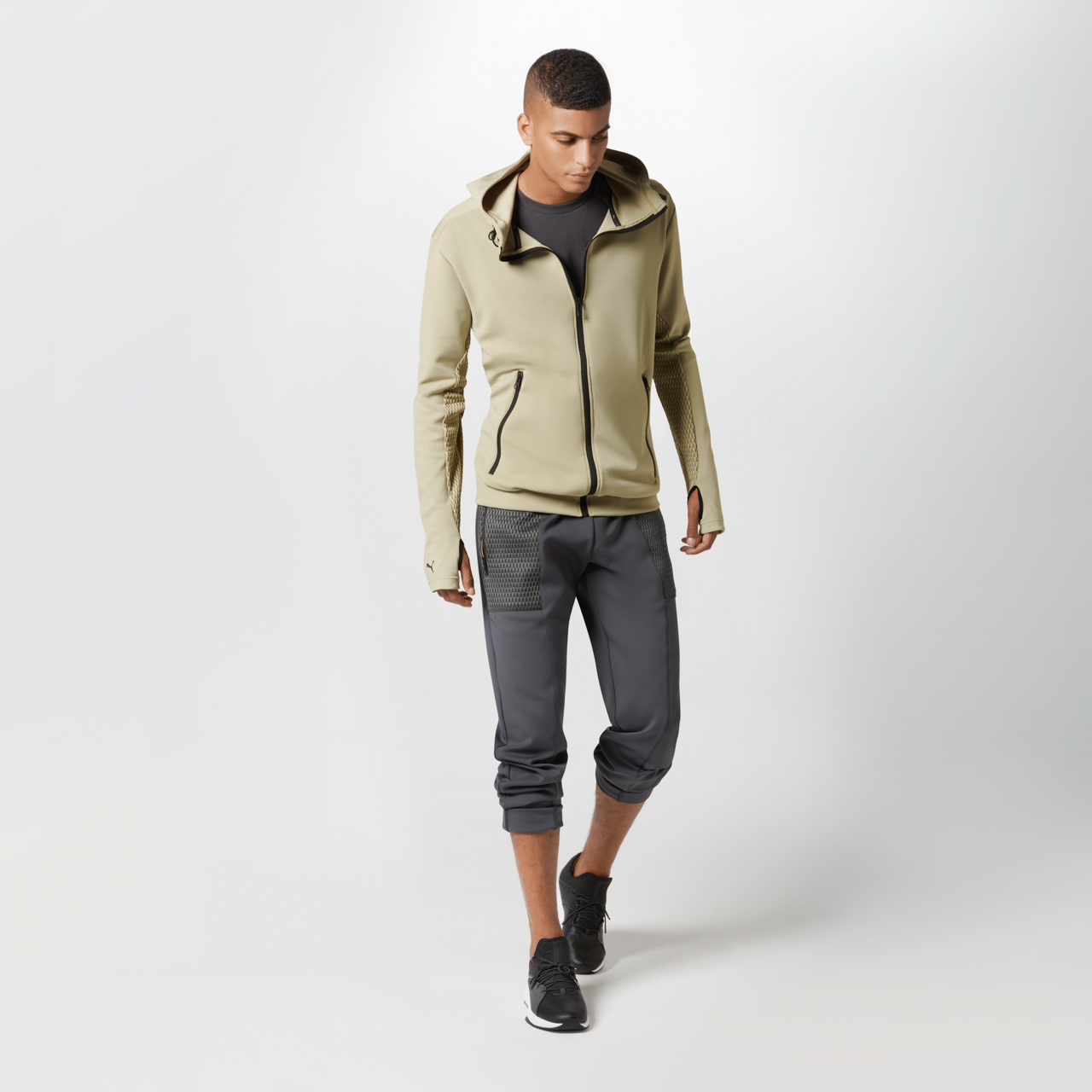 Hooded Sweat Jacket - Luxury Functional Jackets for Men