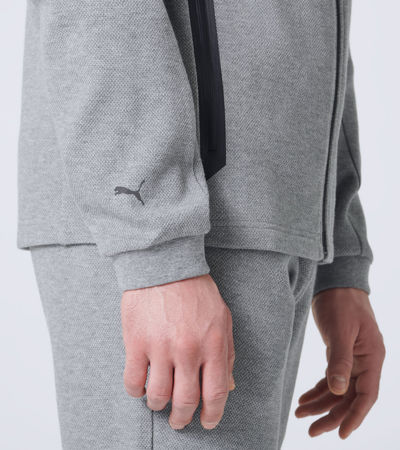 Puma SET - Chándal - medium gray heather/gris 