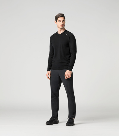 Bi-Colour Crew Neck Sweater - Designer Sweaters for Men, Porsche Design