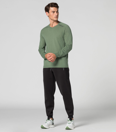 Bi-Colour Crew Neck Sweater - Designer Sweaters for Men, Porsche Design