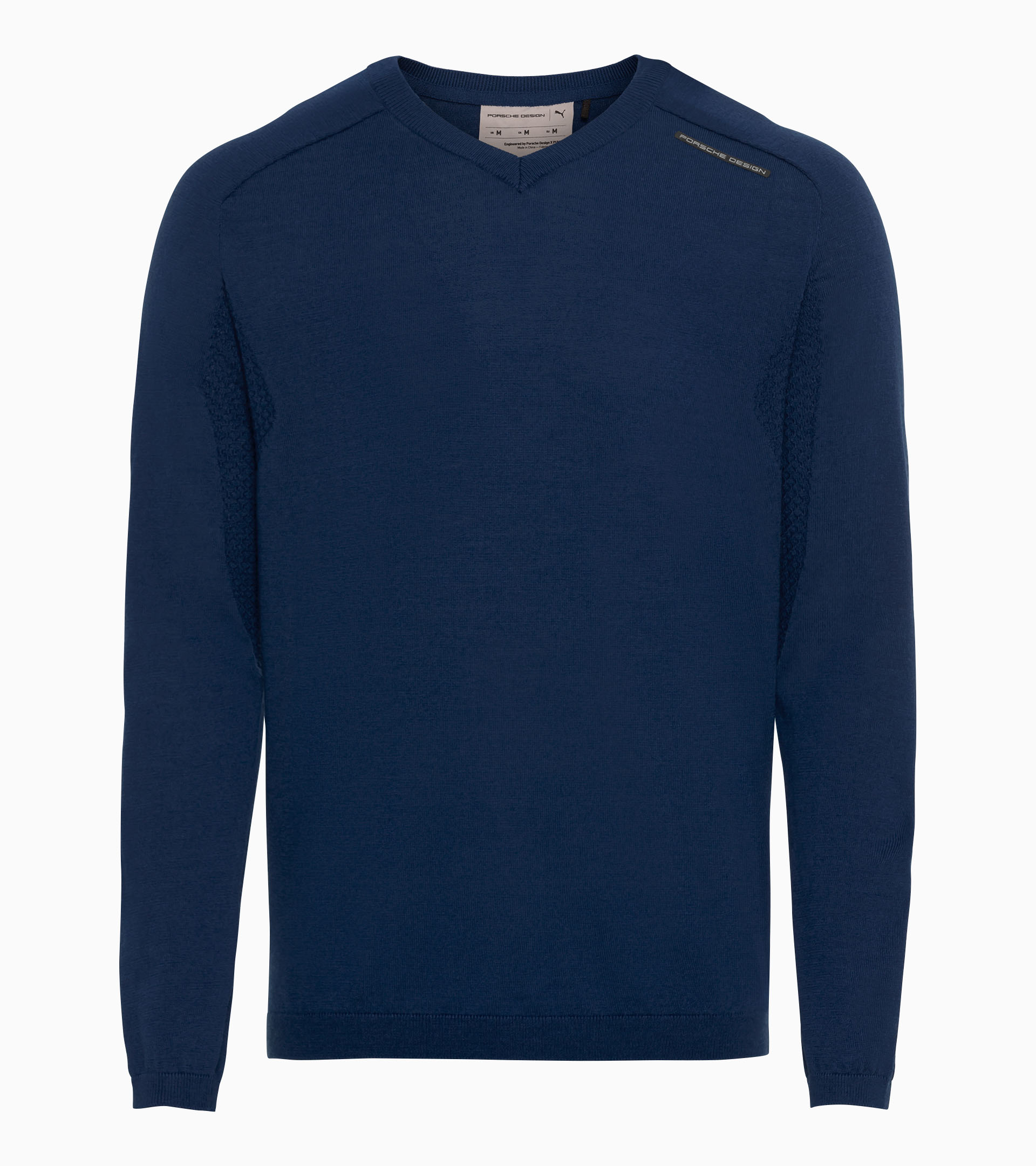 EvoKNIT® V-Neck Jumper Pullover - Luxury Sports Sweaters for Men ...