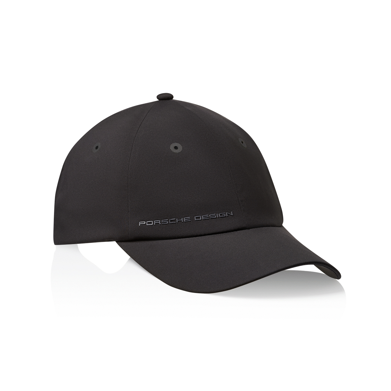 Mens Porsche-Logo-Black Adjustable Baseball Cap