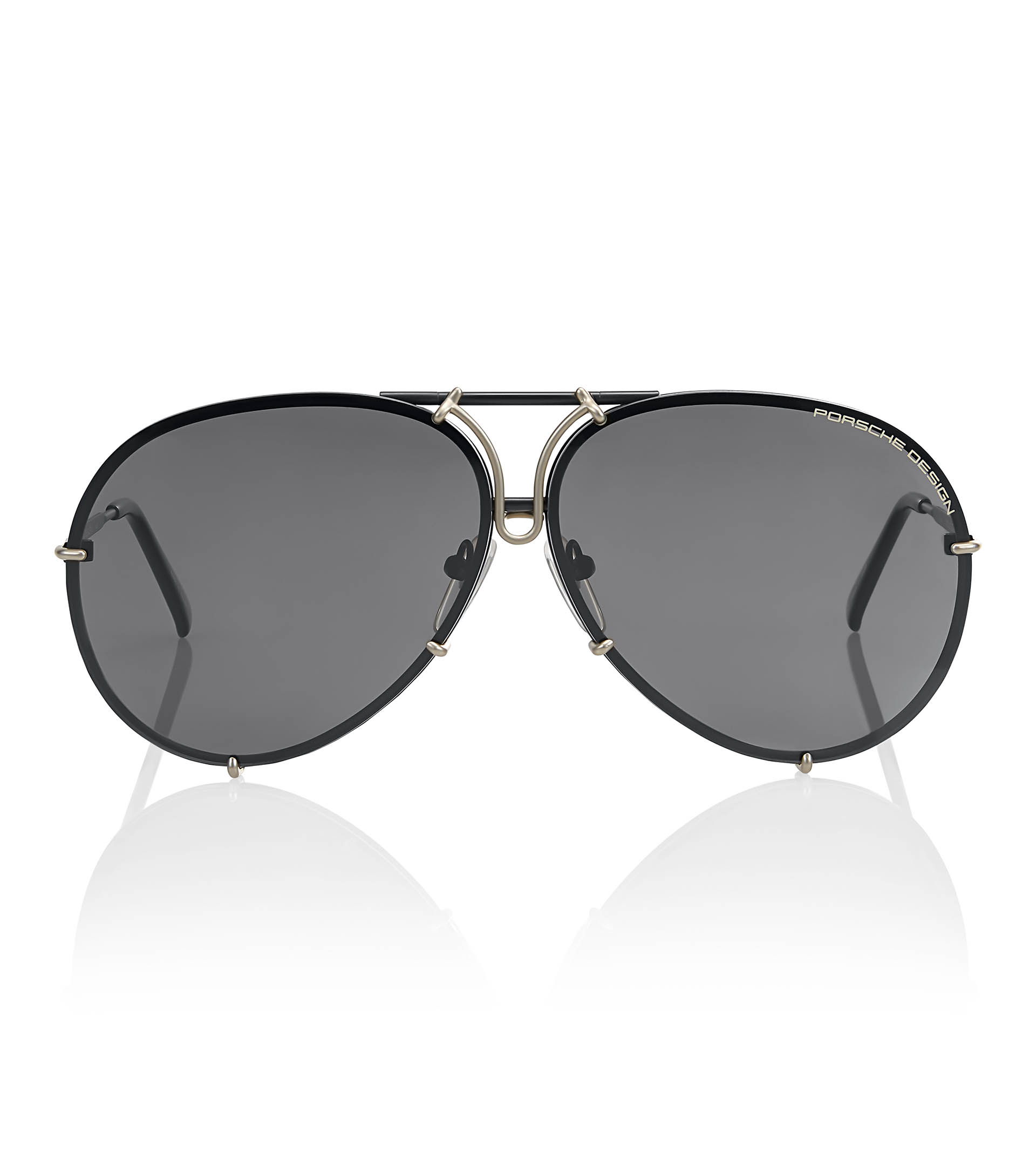 Porsche Design P8557-C Havana Aviator Sunglasses