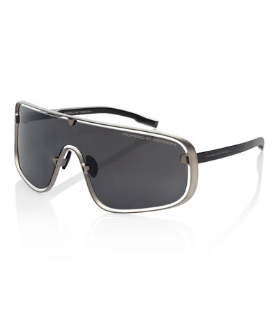 Gafas de sol futuristas unisex de gran tamaño escudo marco espejo lente UV  400