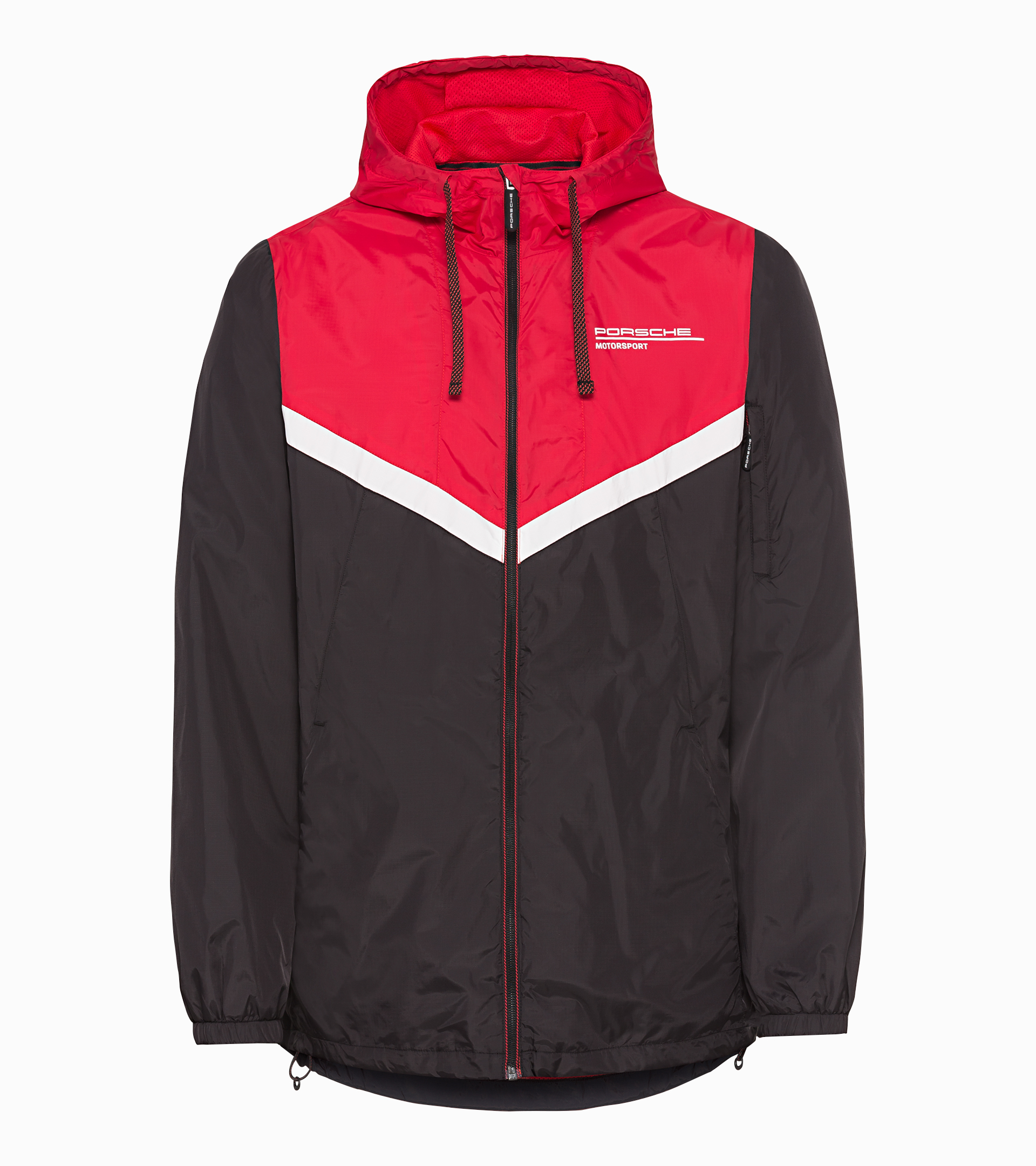 Red white on sale black windbreaker