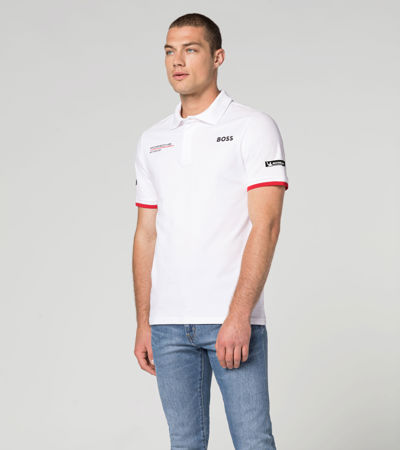 Polo PORSCHE Motorsport Team blanc pour homme - Pro-RS