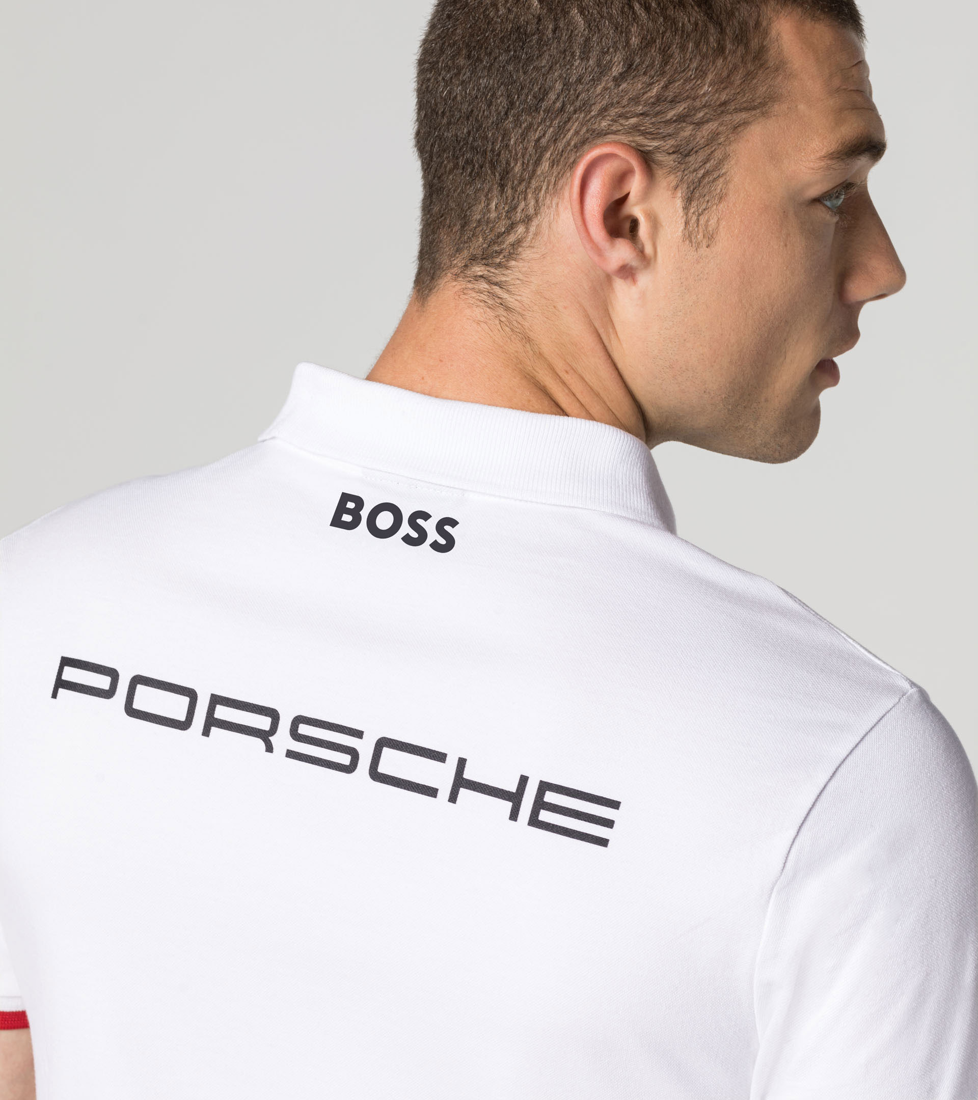 Polo PORSCHE Motorsport Team blanc pour homme - Pro-RS