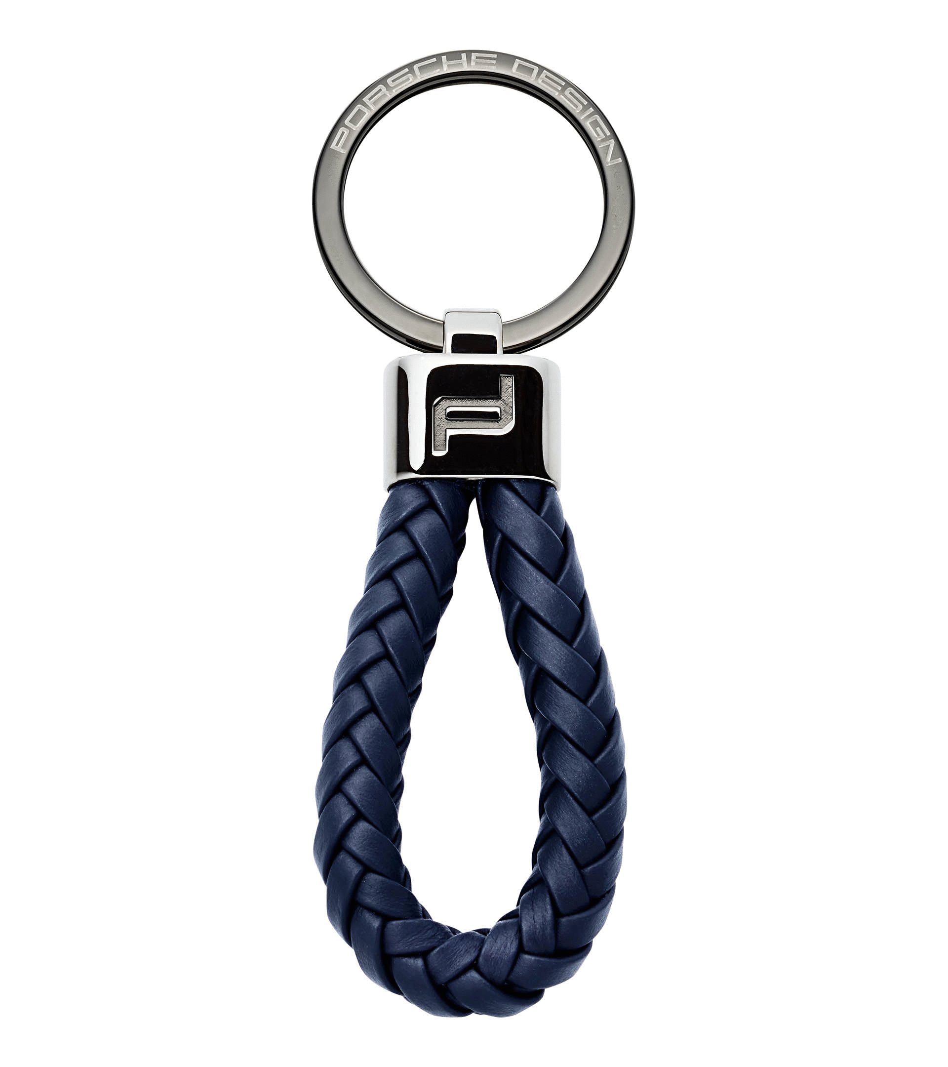 【SPERONE】24SS★ [Real Leather] Layered Simple Keyring ZningEsxi 1Pc Braided Leather Keychain Handmade Weave Rope