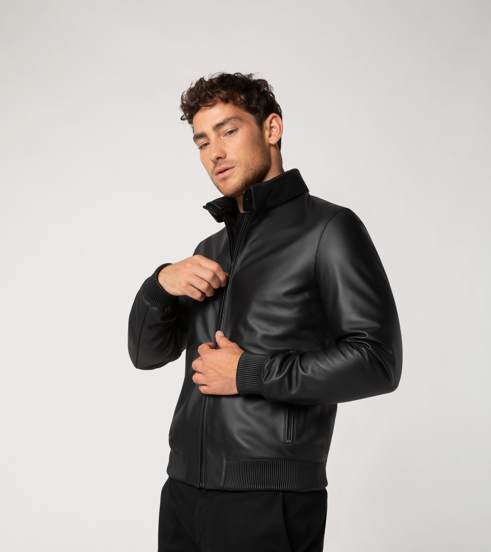 Cabrio leather jacket - Exclusive Leather Jackets for Men