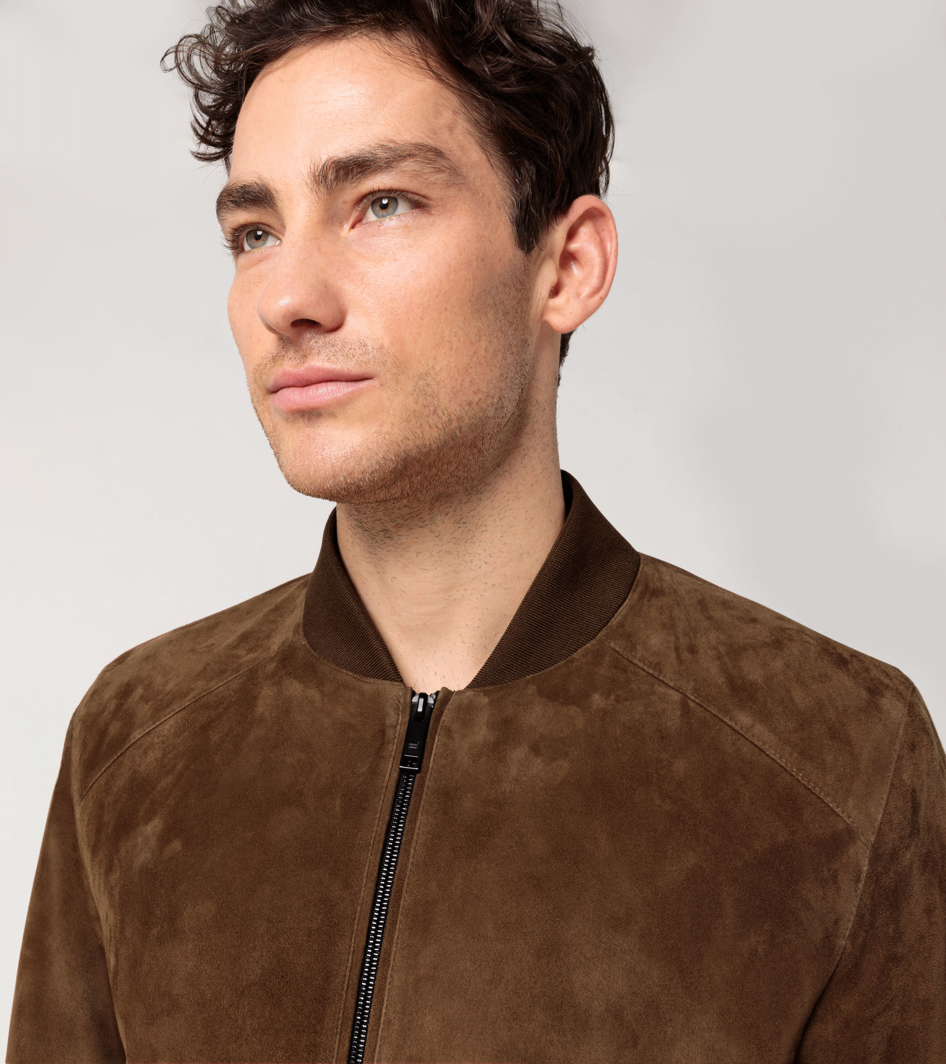 Goat suede leather jacket - Designer Jacken & Herrenmäntel Goat suede leather jacket - Designer Jacken & Herrenmäntel