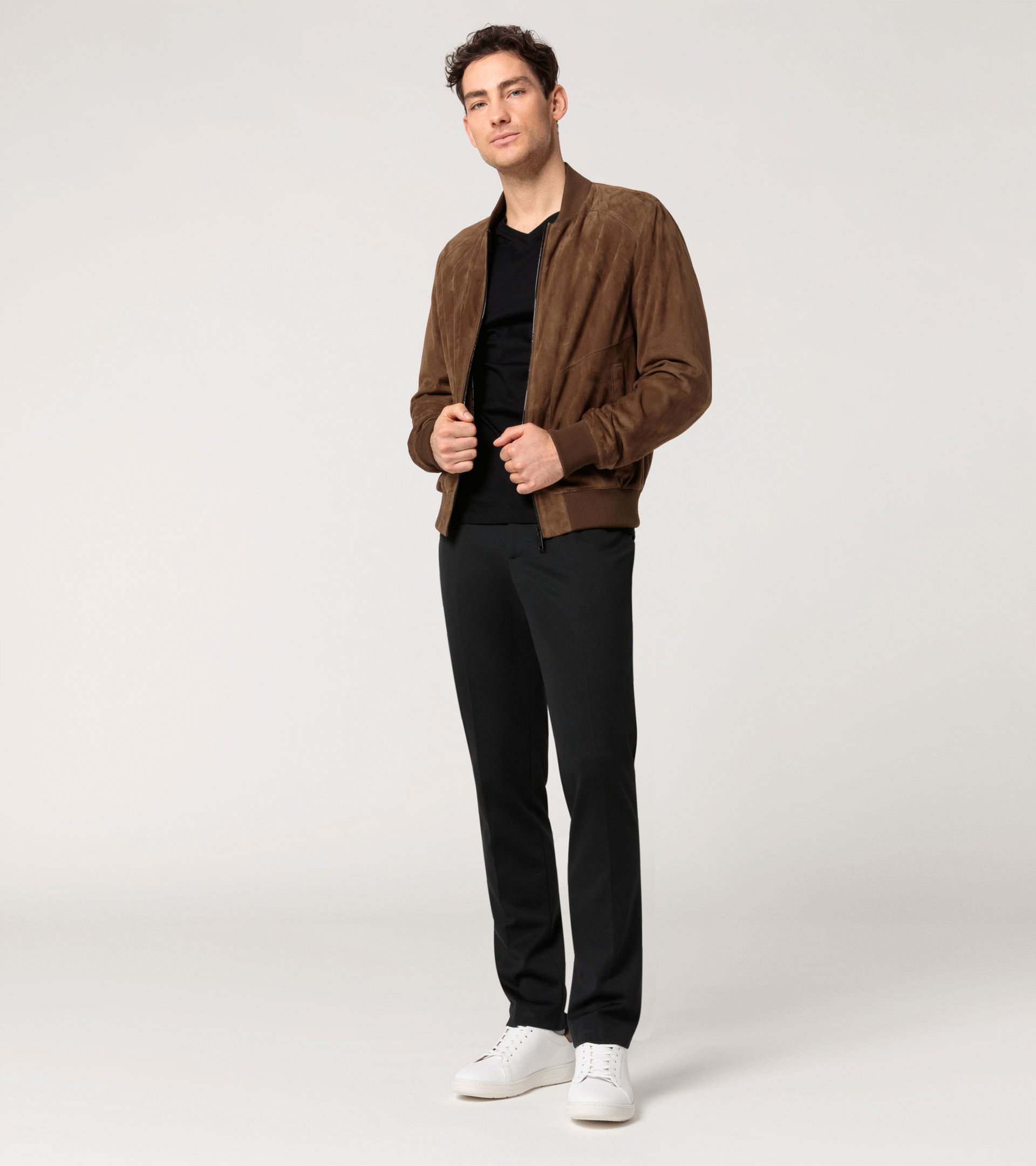 Goat suede leather jacket - Designer Men's Jackets & Coats Goat suede leather jacket - Designer Men's Jackets & Coats