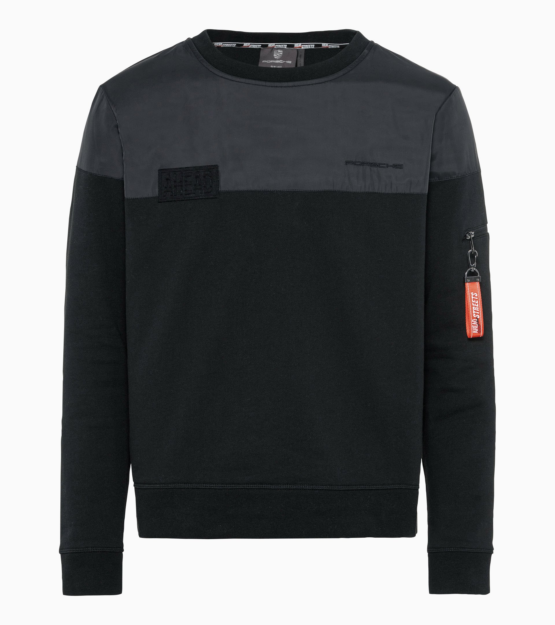 トップス ACLENT Point logo short sweat shirt SheIn Women's Casual Long Sleeve Round Neck Slogan Graphic