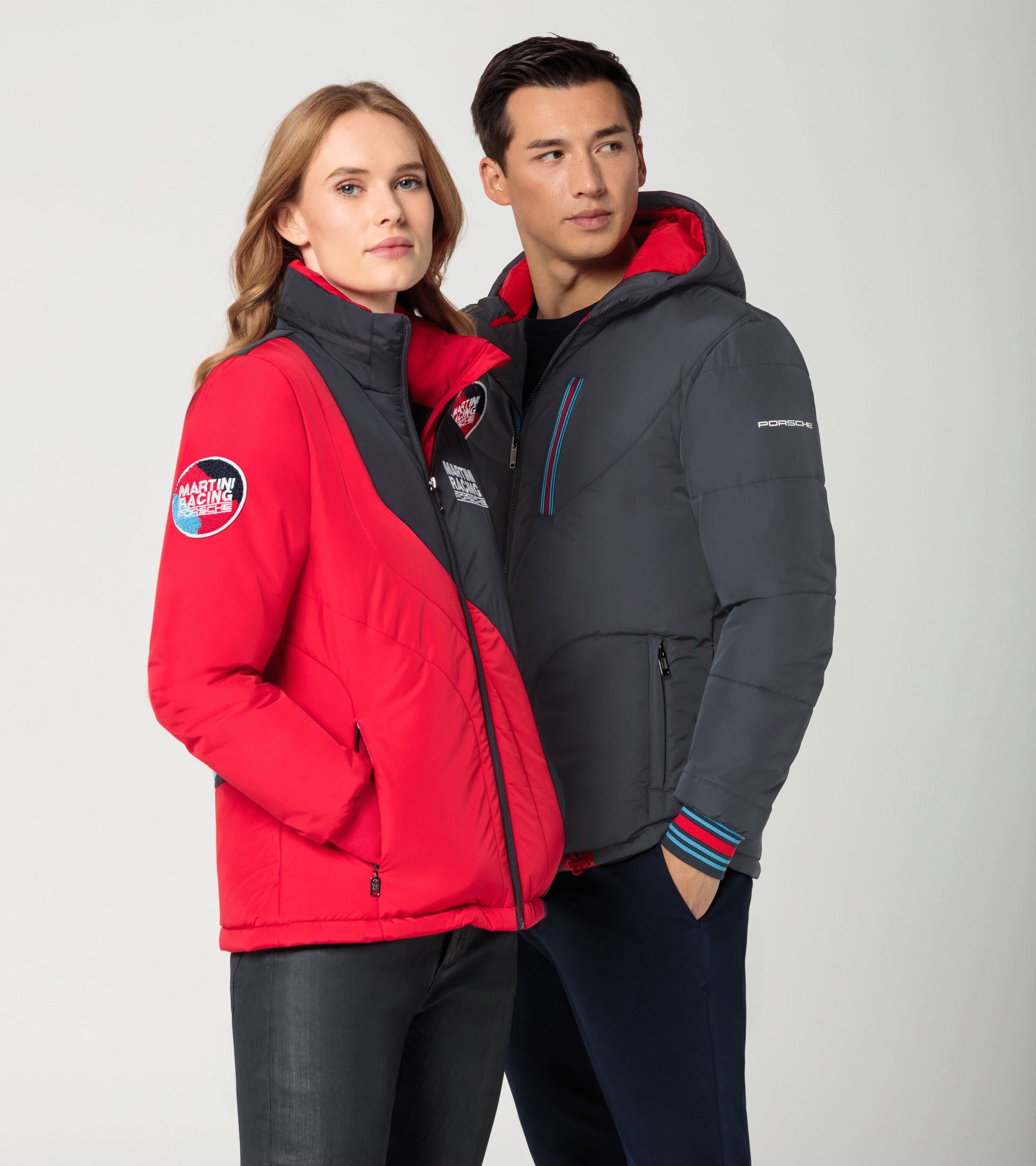 ★2025SS新作★REMAGIE★Velour line jersey jacket Quilted jacket – MARTINI RACING® - Jackets | Porsche Design