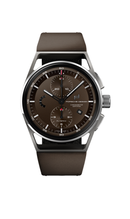 919 Chronotimer Flyback Brown and  Leather